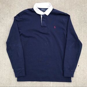 Vintage Polo Ralph Lauren Rugby Long Sleeve Size L
